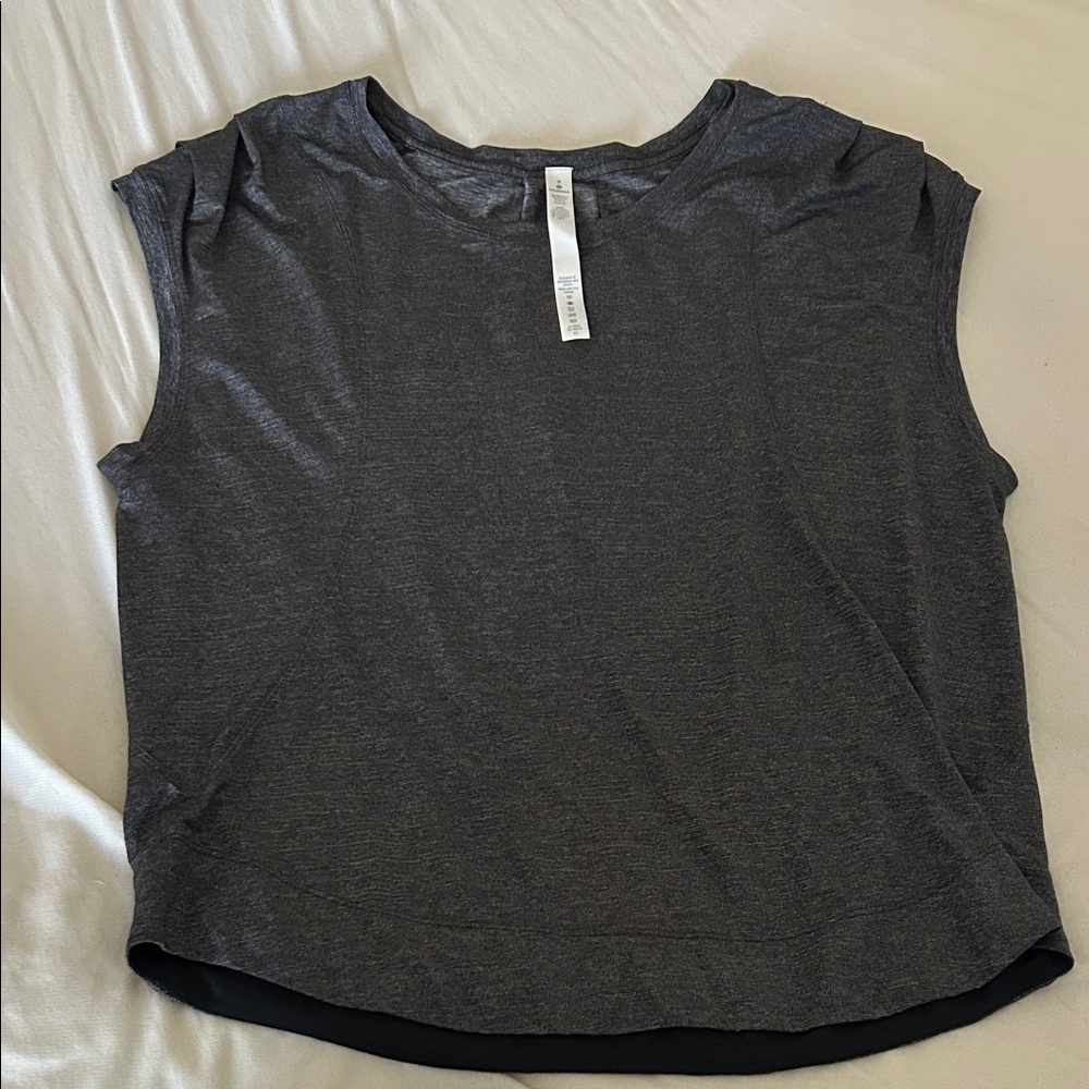 Lululemon Athletica Charcoal Muscle Tee